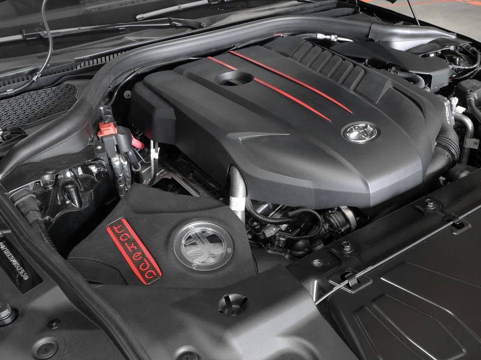 aFe Takeda Momentum Pro Dry S Cold Air Intake System 20-21 Toyota Supra L6-3.0L (T) B58 56-70050D 4 of 6