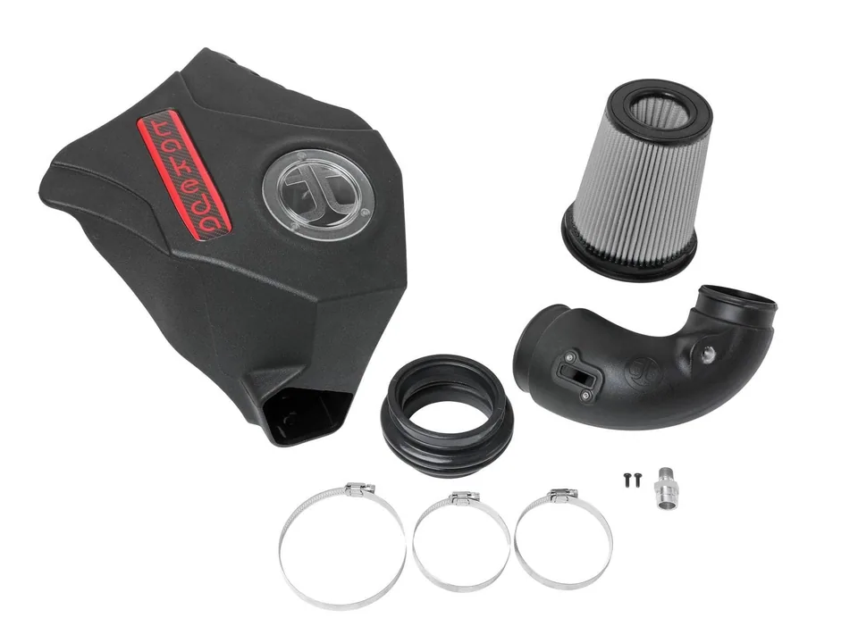 aFe Takeda Momentum Pro Dry S Cold Air Intake System 20-21 Toyota Supra L6-3.0L (T) B58 56-70050D 5 of 6