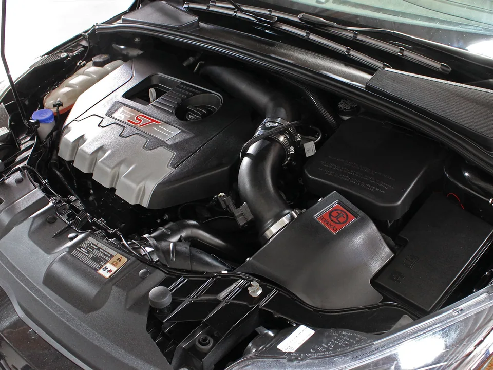 aFe Takeda Stage-2 Intake System Cover; Ford Focus ST 13-16 L4-2.0L (t) EcoBoost TC-5305B 5 of 5