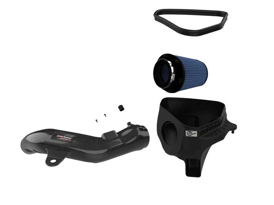 aFe Track Series Carbon Fiber Intake w/Pro 5R Filter BMW M2 (F87) 12-18 L6-3.0L (t) N55 57-10004R 2 of 6