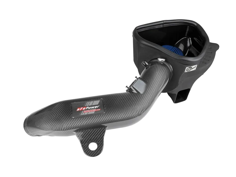 aFe Track Series Carbon Fiber Intake w/Pro 5R Filter BMW M2 (F87) 12-18 L6-3.0L (t) N55 57-10004R 4 of 6