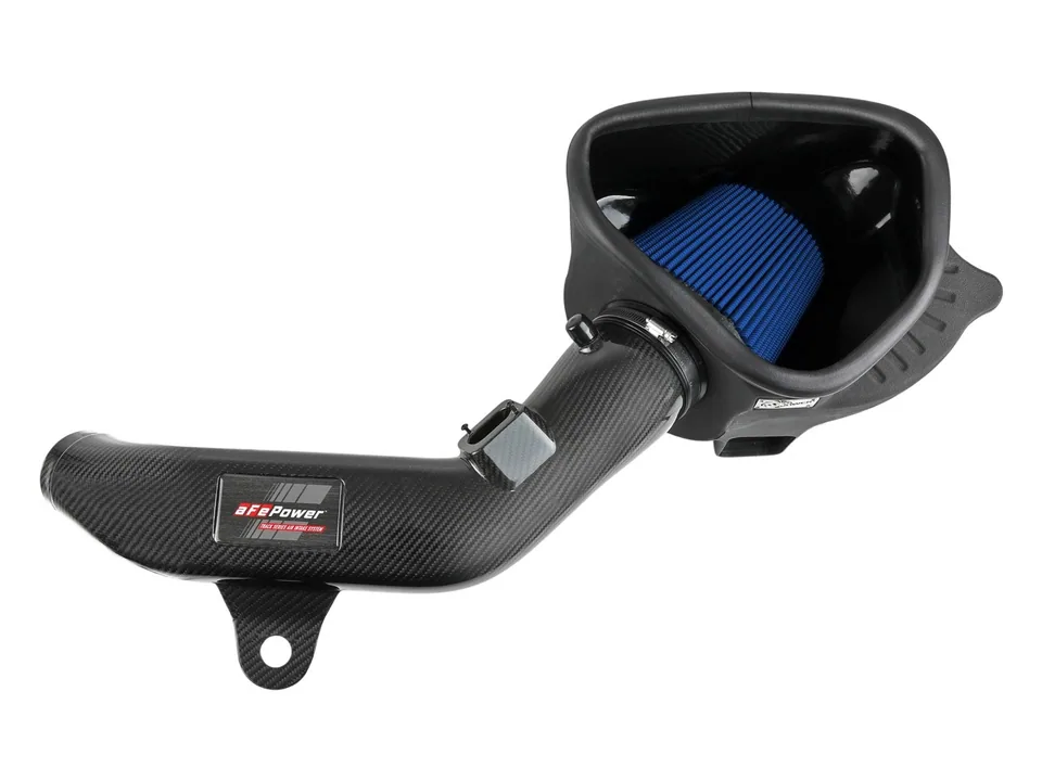 aFe Track Series Carbon Fiber Intake w/Pro 5R Filter BMW M2 (F87) 12-18 L6-3.0L (t) N55 57-10004R 6 of 6