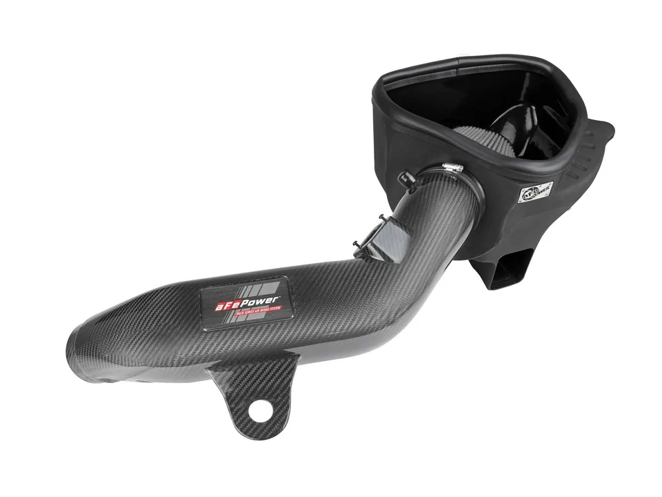 aFe Track Series Carbon Fiber Intake w/Pro DRY S Filter BMW M2 (F87) 16-18 L6-3.0L (t) N55 57-10004D 4 of 6