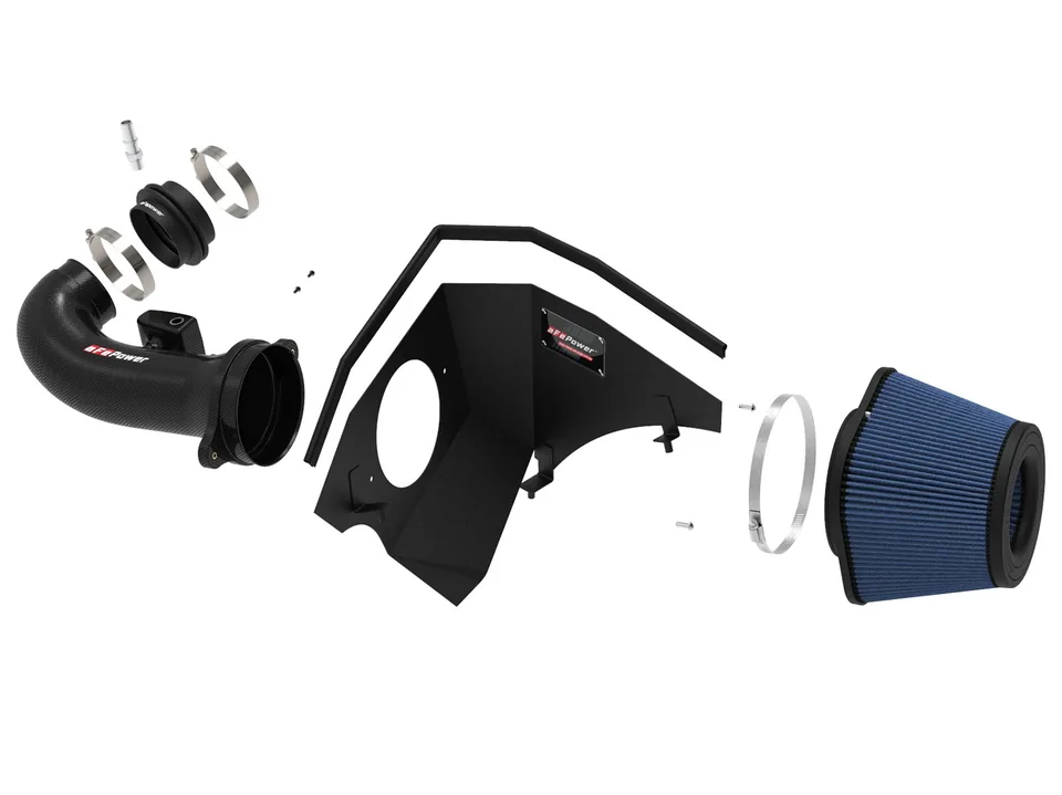 aFe Track Series Carbon Fiber Pro 5R AIS - 16-22 Chevrolet Camaro SS V8-6.2L 57-10005R 2 of 6