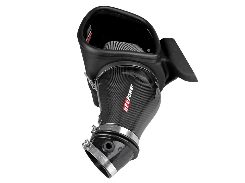 aFe Track Series Carbon Fiber Pro Dry S AIS - 2018 Jeep Grand Cherokee Trackhawk (WK2) V8-6.2L(SC) 57-10002D 3 of 6