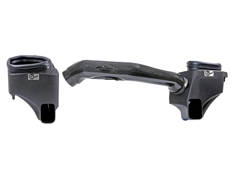 aFe Track Series Stg 2 Carbon Fiber Intake w/Pro 5R Media 15-20 BMW M3/M4(F80/82/83) L6-3.0L(tt) S55 57-10006R 4 of 6