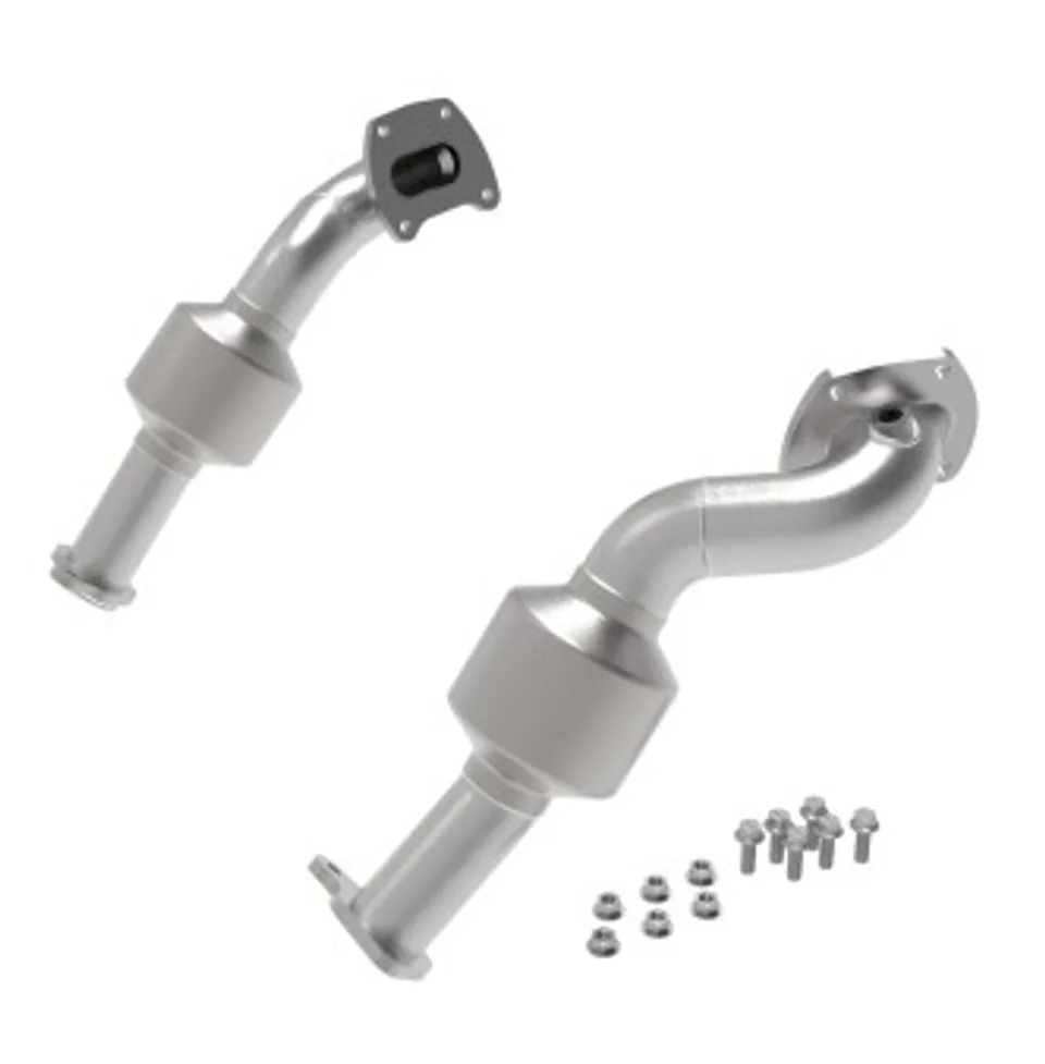 aFe Twisted Steel Down Pipe 409SS w/ Cat 16-17 Toyota Tacoma V6-3.5L 48-46012-HC 1 of 1