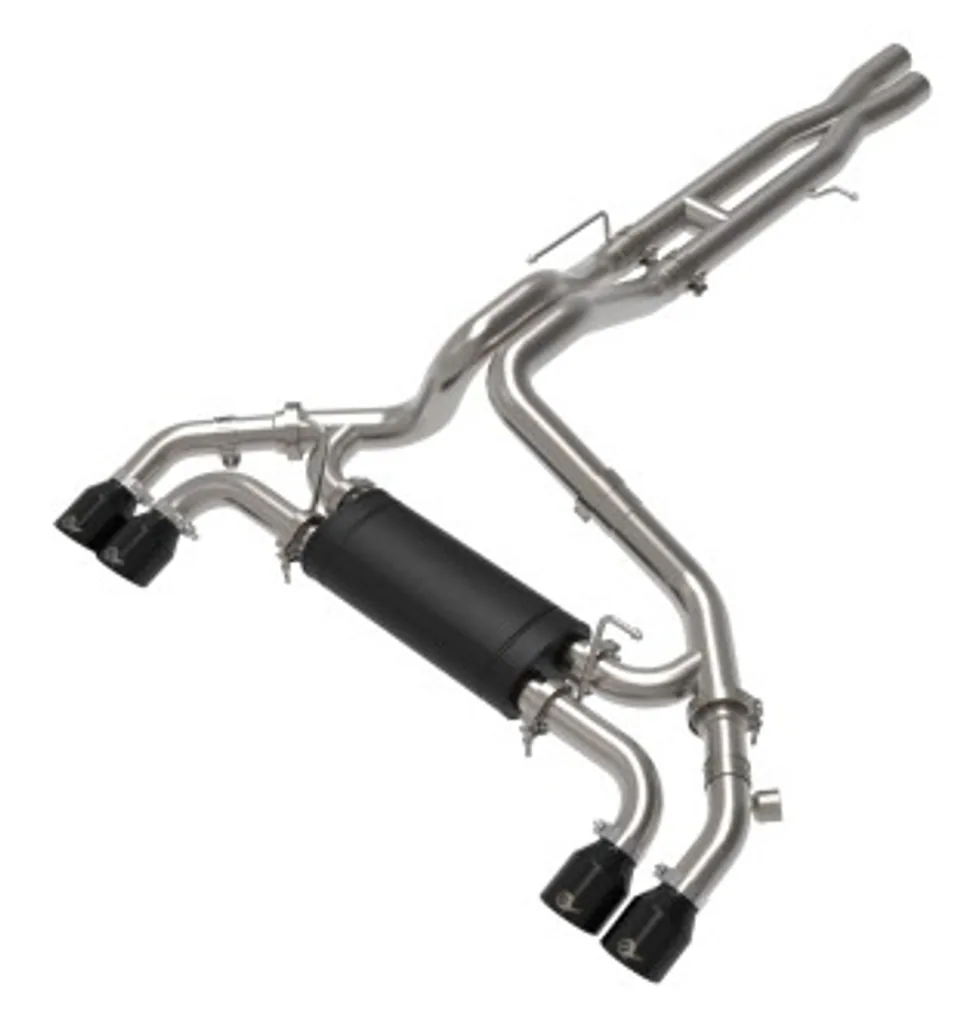 aFe Vulcan Series 2.5in 304SS Cat-Back Exhaust 2021+ Jeep Wrangler 392 6.4L w/ Black Tips 49-38098-B 1 of 1