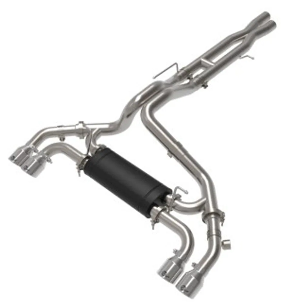 aFe Vulcan Series 2.5in 304SS Cat-Back Exhaust 2021+ Jeep Wrangler 392 6.4L w/ Polished Tips 49-38098-P 1 of 1