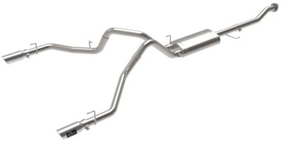 aFe Vulcan Series 3in 304SS Cat-Back w/ Polished Tips 15-20 Ford F-150 V6 2.7L/35L(tt) / V8 5.0L 49-33130-P 1 of 1