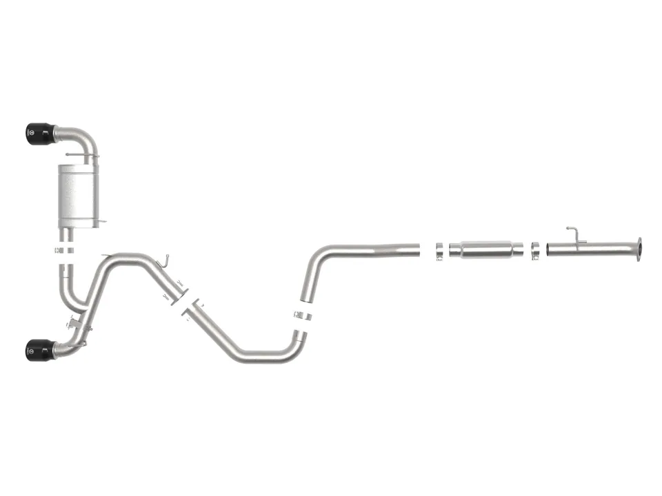 aFe Power Cat Back Exhaust - 19-20 Hyundai Veloster N L4-2.0L (t) 49-37008-B 4 of 6
