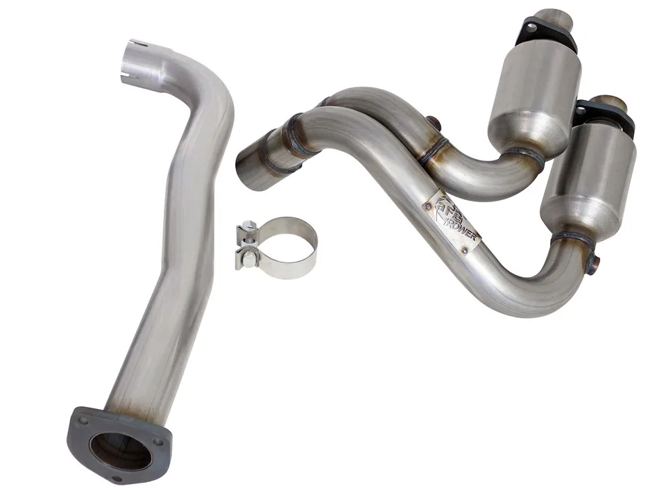 aFe Power Direct Fit Catalytic Converter Replacements Front 00-03 Jeep Wrangler (TJ) I6-4.0L 47-48001 1 of 6