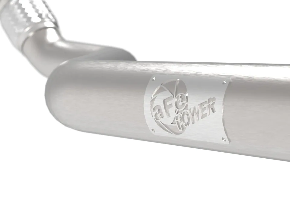 afe POWER MACH Force-Xp 09-16 Audi A4/A5 B8 // 13-16 Allroad // 11-16 Q5 L4-2.0L(t) 304 SS 3in. Front Resonator Delete Pipe 49-36428 3 of 4