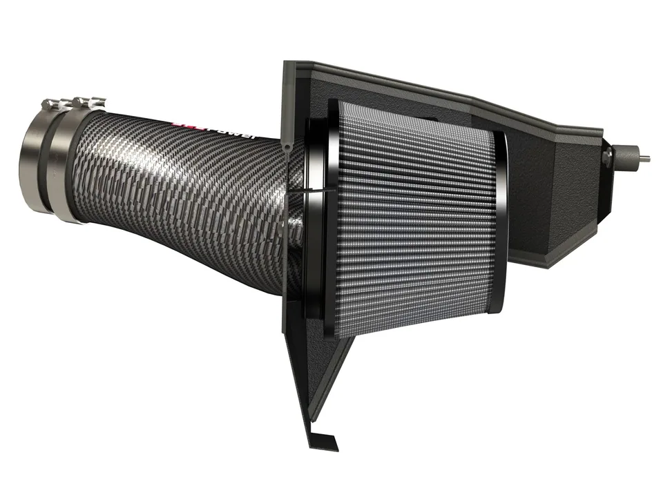 aFe POWER Magnum FORCE Carbon Fiber Stage 2 Pro Dry S CAIS - 11-22 Dodge Challenger/Charger 12-14 Chrysler 300 V8-6.4L 51-12172-C 2 of 6