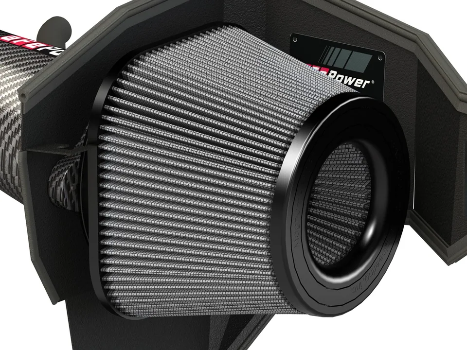 aFe POWER Magnum FORCE Carbon Fiber Stage 2 Pro Dry S CAIS - 11-22 Dodge Challenger/Charger 12-14 Chrysler 300 V8-6.4L 51-12172-C 5 of 6