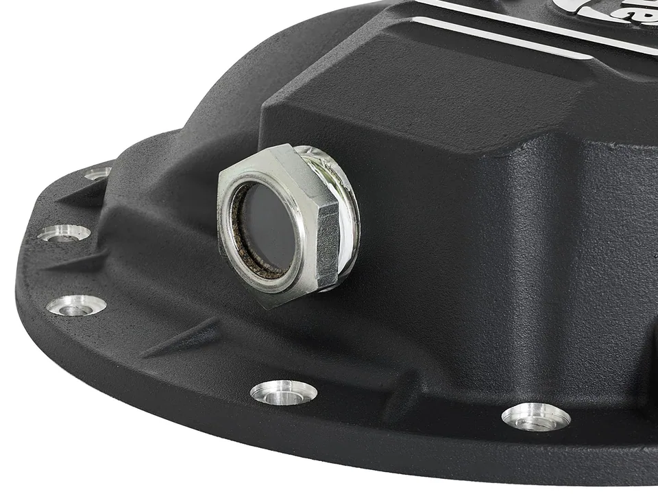 aFe Power Pro Series Rear Differential Cover Black w/Machined Fins 16-19 Nissan Titan XD(AAM 9.5-14) 46-70362 5 of 6