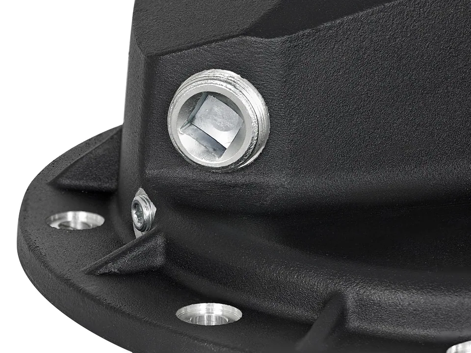aFe Power Pro Series Rear Differential Cover Black w/Machined Fins 16-19 Nissan Titan XD(AAM 9.5-14) 46-70362 6 of 6