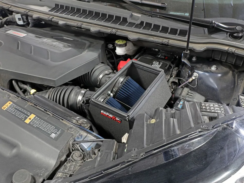 Rapid Induction Cold Air Intake System w/Pro 5R Filter 19-23 Ford Edge V6 2.7L (tt) 52-10003R 3 of 6