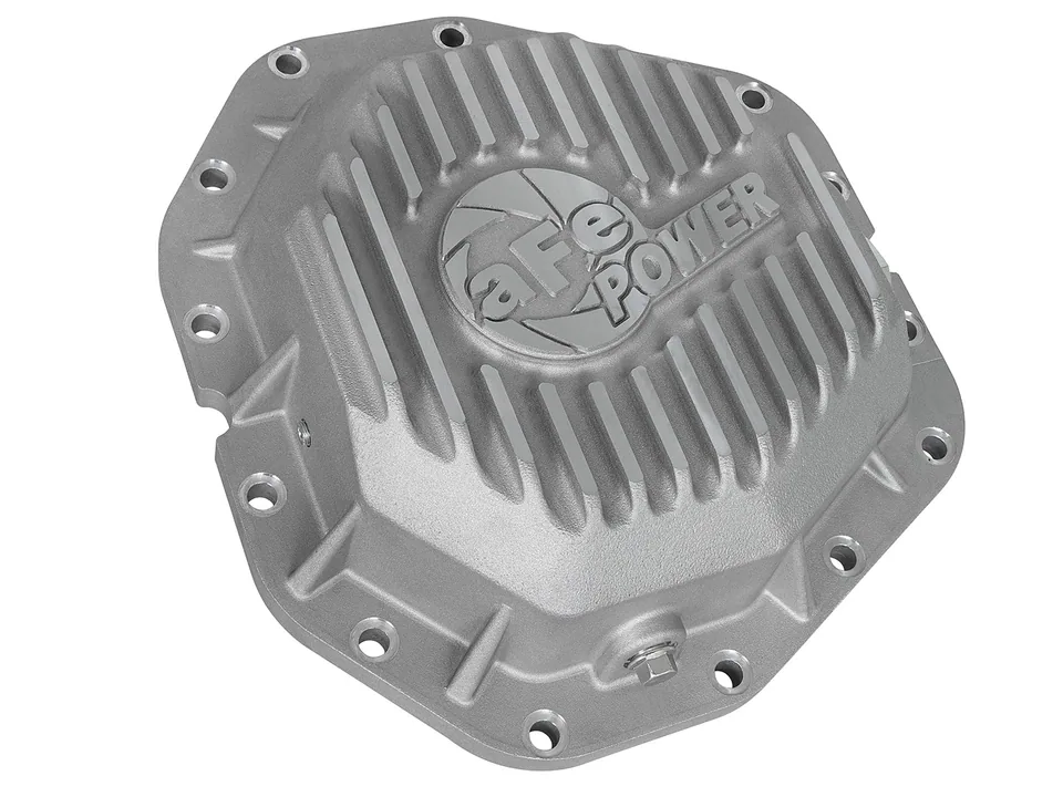 aFe Power Rear Diff Cover Raw Finish 2017-2021 Ford F-350/F-450 V8 6.7L (td) Dana M300-14 (Dually) 46-70380 2 of 6