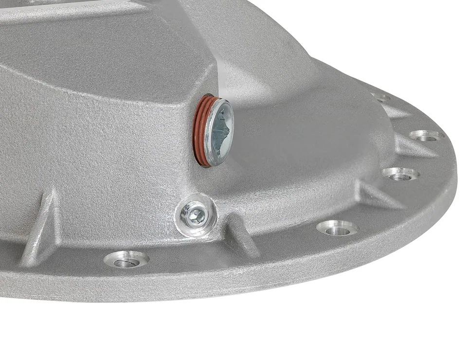 aFe Power Rear Differential Cover Raw w/Machined Fins Street Ser. 16-19 Nissan Titan XD (AAM 9.5-14) 46-70360 6 of 6