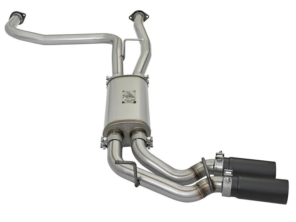 aFe POWER Rebel Series 2-1/2in 409 SS Cat Back Exhaust w/ Black Tips 17-22 Nissan Titan V8 5.6L 49-46126-B 2 of 6