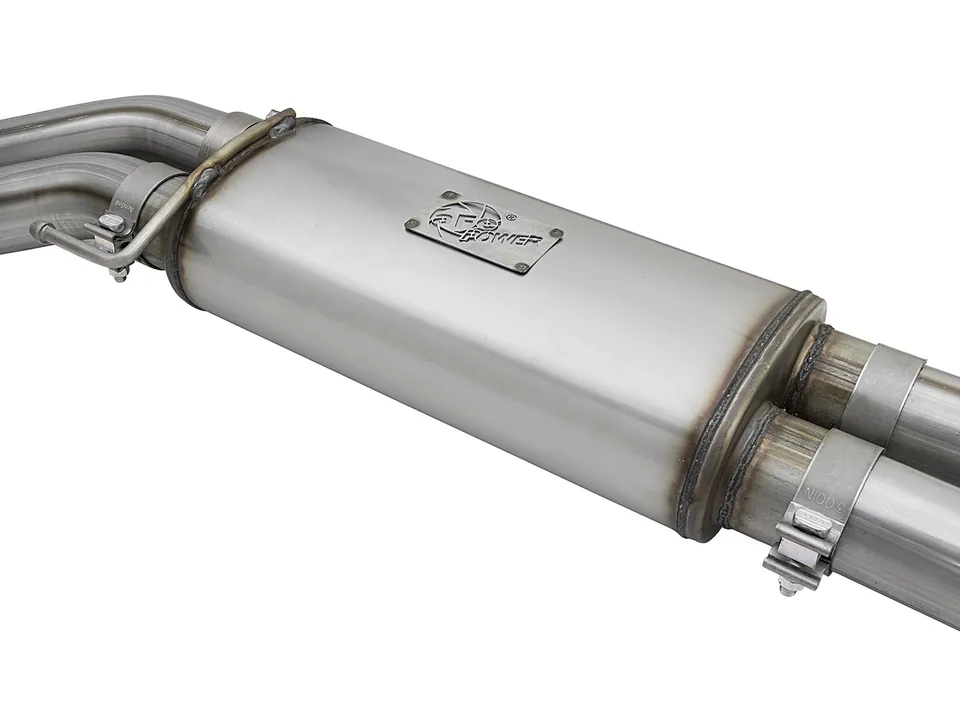 aFe POWER Rebel Series 3in 409 SS Cat Back Exhaust w/ Black Tips 17-20 Ford F-150 Raptor V6-3.5L 49-43091-B 4 of 6