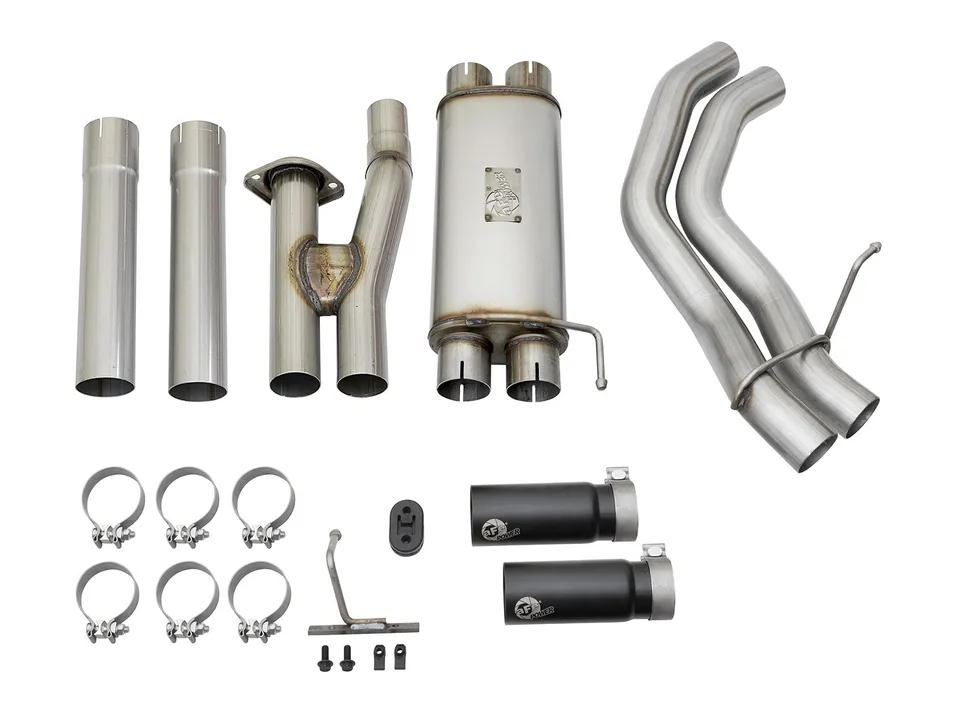 aFe POWER Rebel Series 3in 409 SS Cat Back Exhaust w/ Black Tips 17-20 Ford F-150 Raptor V6-3.5L 49-43091-B 6 of 6