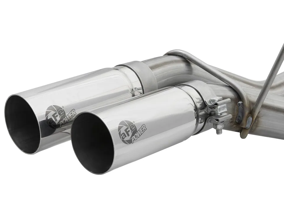 aFe POWER Rebel Series 3in 409 SS Cat Back Exhaust w/ Polished Tips 17-20 Ford F-150 Raptor V6-3.5L 49-43091-P 3 of 6