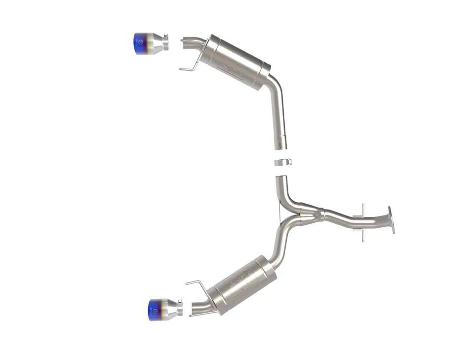 aFe POWER Takeda 06-13 Lexus IS250/IS350 SS Axle-Back Exhaust w/ Blue Flame Tips 49-36055-L 2 of 6