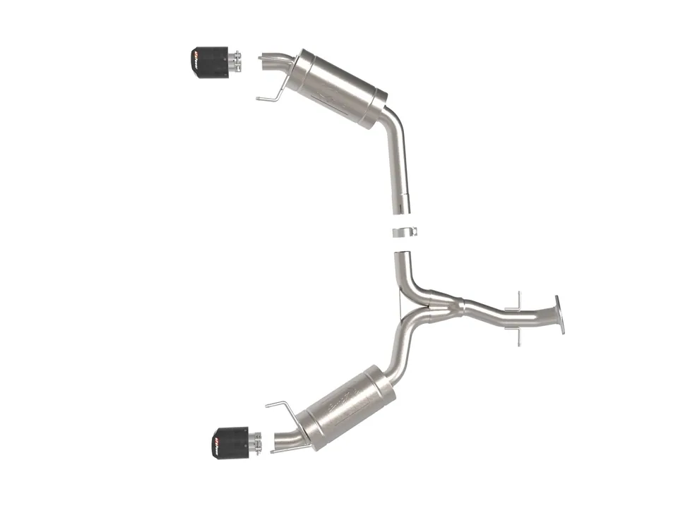 aFe POWER Takeda 06-13 Lexus IS250/IS350 SS Axle-Back Exhaust w/ Carbon Tips 49-36055-C 2 of 6