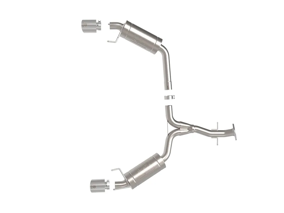 aFe POWER Takeda 06-13 Lexus IS250/IS350 SS Axle-Back Exhaust w/ Polished Tips 49-36055-P 2 of 6