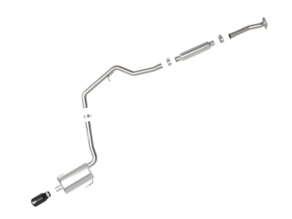 aFe POWER Takeda 12-16 Subaru Impreza 2.0L 2.5in 304SS CB Exhaust w/ Black Tips 49-36052-B 3 of 6