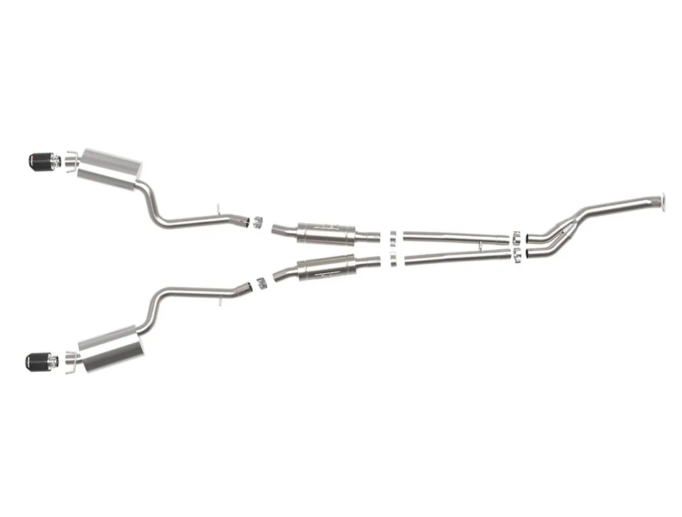 aFe POWER Takeda 16-17 Lexus IS200t // 18-22 IS300 L4-2.0L (t) 2.5in-3in 304 SS CB Exhaust - Carbon Fiber 49-36059-C 3 of 6