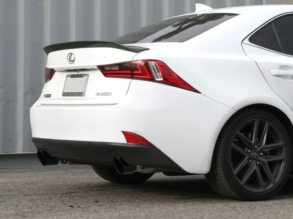 aFe POWER Takeda 16-17 Lexus IS200t // 18-22 IS300 L4-2.0L (t) 2.5in-3in 304 SS CB Exhaust w/ Black Tips 49-36059-B 5 of 6