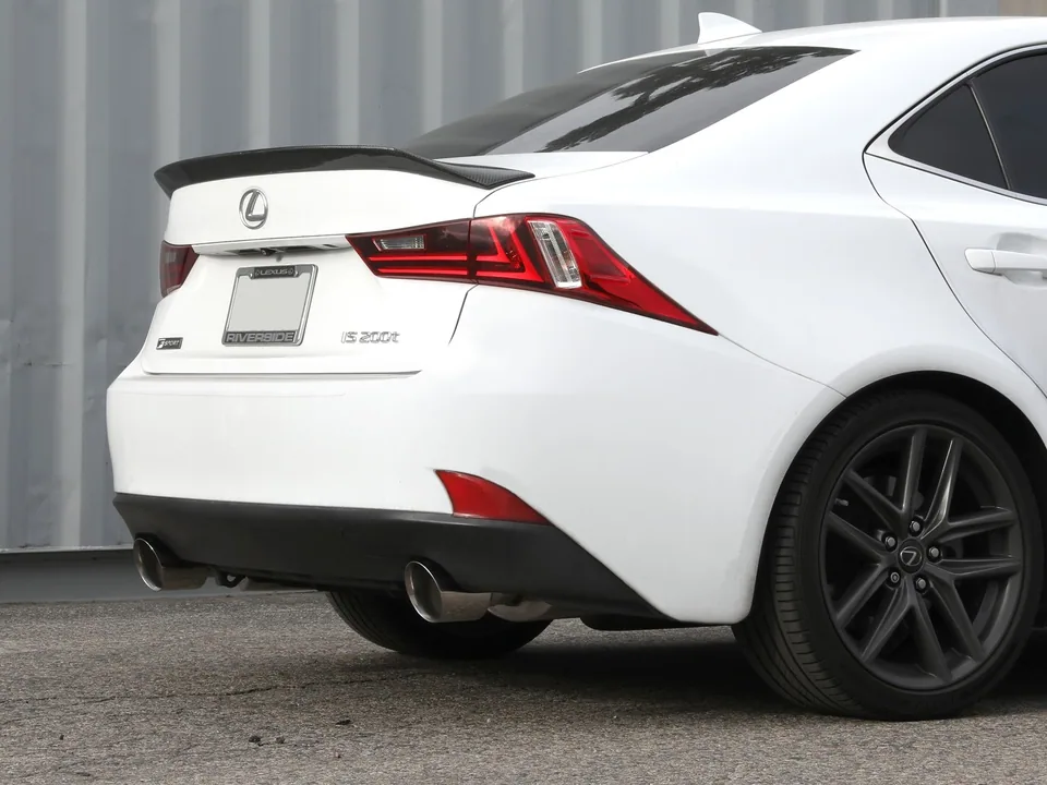 aFe POWER Takeda 16-17 Lexus IS200t // 18-22 IS300 L4-2.0L (t) 2.5in-3in 304 SS CB Exhaust w/Polish Tip 49-36059-P 5 of 6