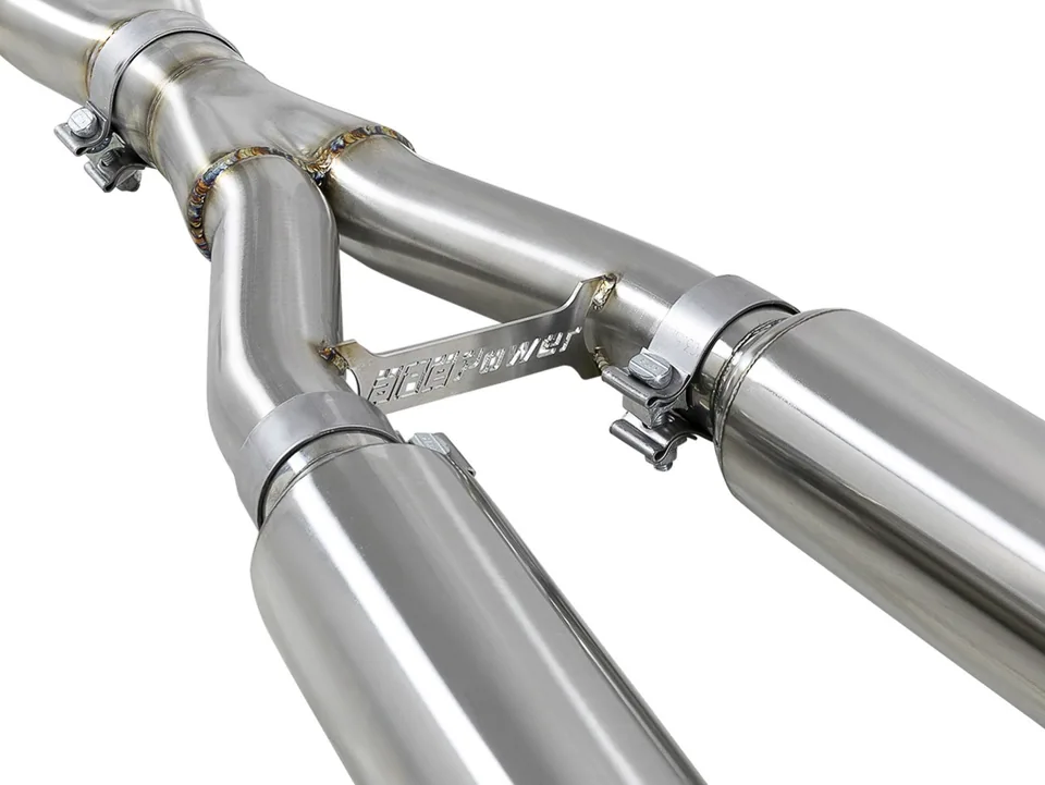 aFe POWER Takeda 2.5in 304 SS CB Exhaust w/ Black Tips 17-22 Infiniti Q60 V6-3.0L (tt) 49-36134NM-B 3 of 6