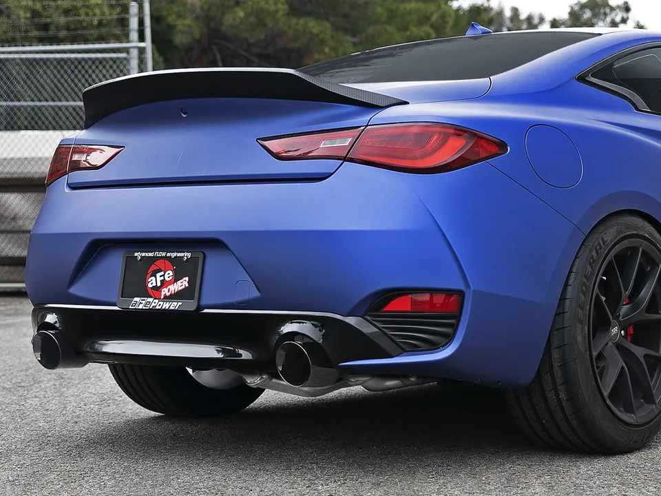 aFe POWER Takeda 2.5in 304 SS CB Exhaust w/ Black Tips 17-22 Infiniti Q60 V6-3.0L (tt) 49-36134NM-B 6 of 6