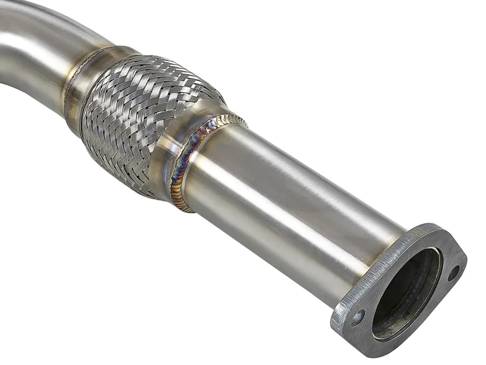 aFe POWER Takeda 2.5in 304 SS CB Exhaust w/ Blue Flame Tips 17-22 Infiniti Q60 V6-3.0L (tt) 49-36134NM-L 4 of 6