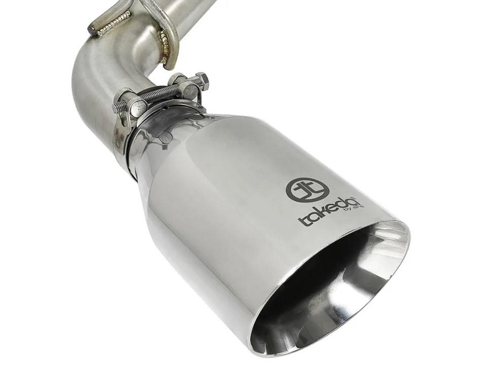 aFe POWER Takeda 2.5in 304 SS CB Exhaust w/ Polished Tips 17-22 Infiniti Q60 V6-3.0L (tt) 49-36134NM-P 2 of 6