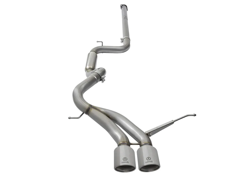 aFe POWER Takeda 3in 304 SS Cat-Back Exhaust w/ Polished Tips 13-18 Ford Focus ST L4-2.0L (t) 49-33083-P 3 of 6