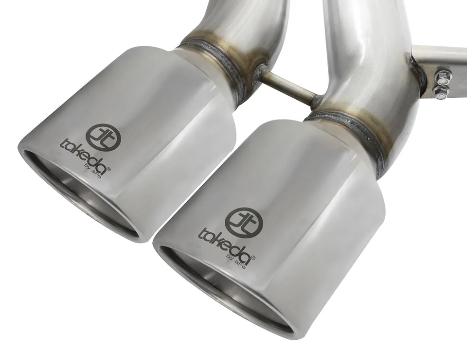 aFe POWER Takeda 3in 304 SS Cat-Back Exhaust w/ Polished Tips 13-18 Ford Focus ST L4-2.0L (t) 49-33083-P 6 of 6