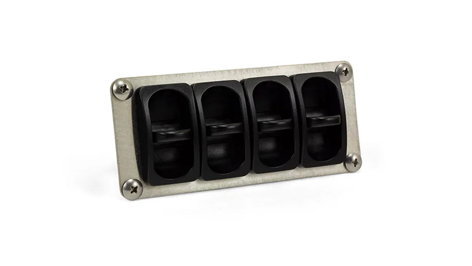 Air Lift 4-Way Manual Control System 100% Duty 1/4in Line 4 Gal. Tank. 27666 2 of 4