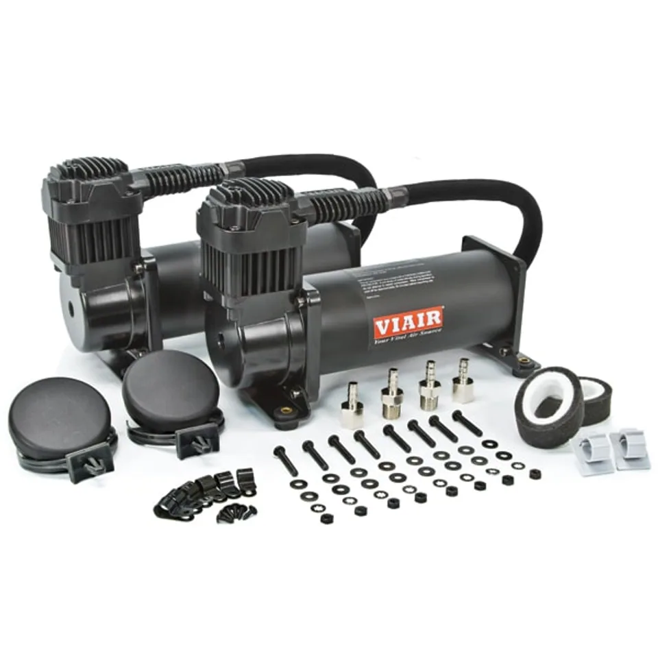 Air Lift Viair 444C Dual Pack Compressor - 200 PSI - Black 23444B 1 of 3