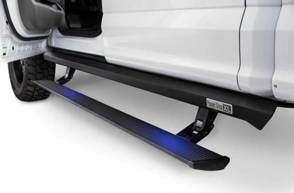 AMP Research 2007-2013 Chevy Silverado 1500 Extended/Crew PowerStep XL - Black 77126-01A 1 of 3
