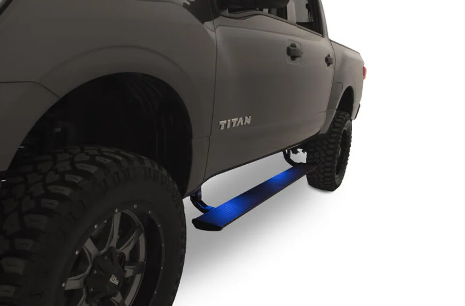 AMP Research 2016-2017 Nissan Titan / Titan XD PowerStep Plug N Play - Black 76120-01A 1 of 4