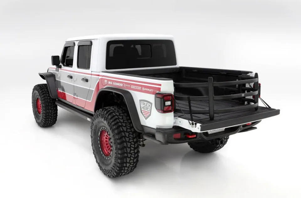 AMP Research 2020-2022 Jeep Gladiator Bedxtender HD Sport - Black 74833-01A 3 of 4