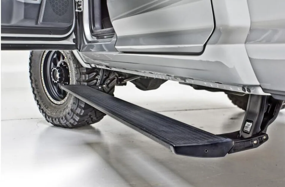 AMP Research 2022 Ford F-250/350/450 All Cabs PowerStep Plug N Play - Black (Incl OEM Illumination) 76242-01A 3 of 3