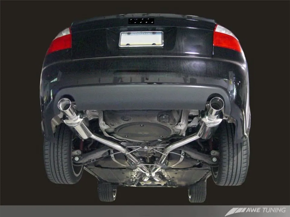 AWE Tuning 02-05 Audi B6 A4 3.0L Touring Edition Exhaust - Polished Silver Tips 3015-32012 1 of 3