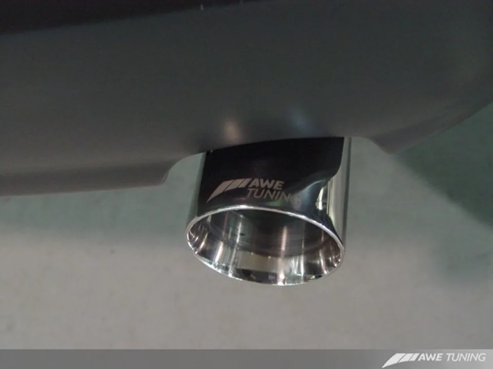 AWE Tuning 02-05 Audi B6 A4 3.0L Touring Edition Exhaust - Polished Silver Tips 3015-32012 2 of 3
