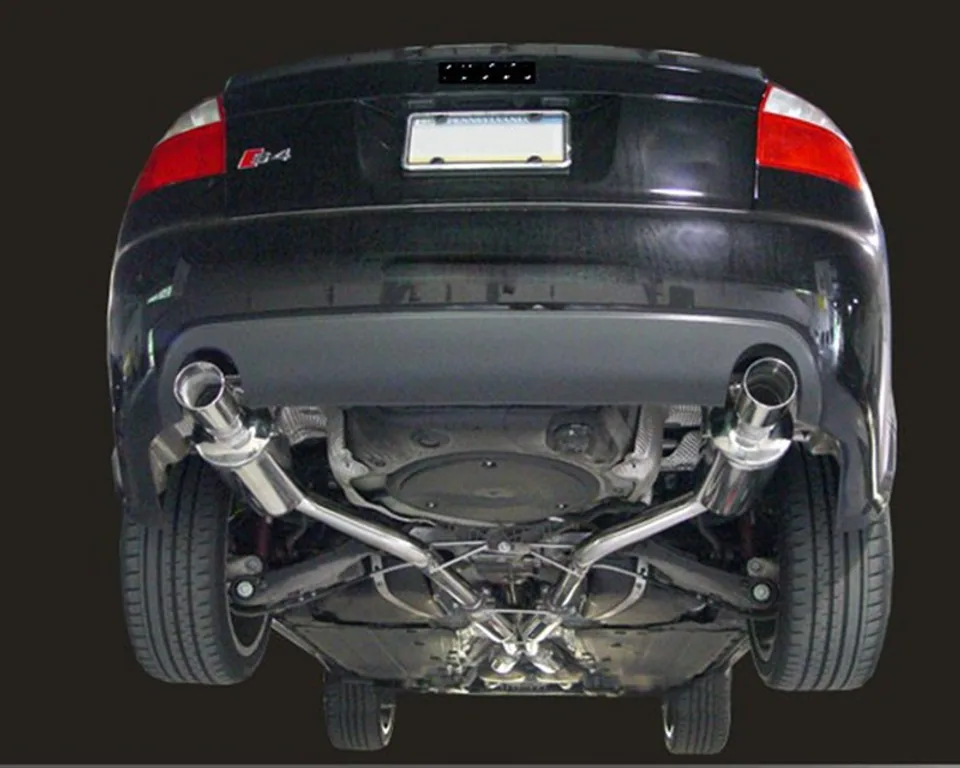 AWE Tuning 04-05 Audi B6 S4 Touring Edition Exhaust - Diamond Black Tips 3015-33016 1 of 2